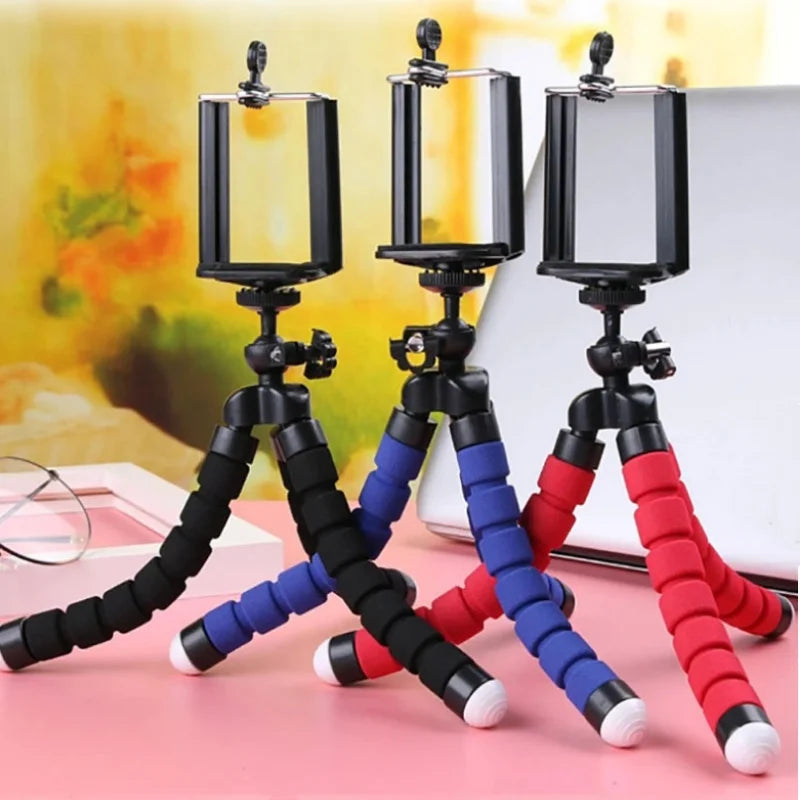 RP01-D Octopus Tripod For Phone Mobile Camera Holder Clip Smartphone Monopod Tripe Stand Octopus Mini Tripod Stativ For Phone