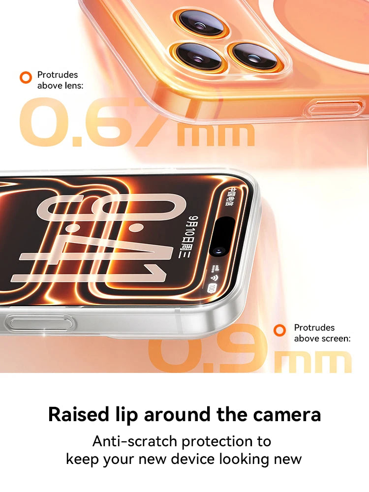 Joyroom For iPhone 18 Pro Max Case Magnetic Frosted Case Lens Protection Matte Cover For iPhone 18 Pro Wireless Charger Cover