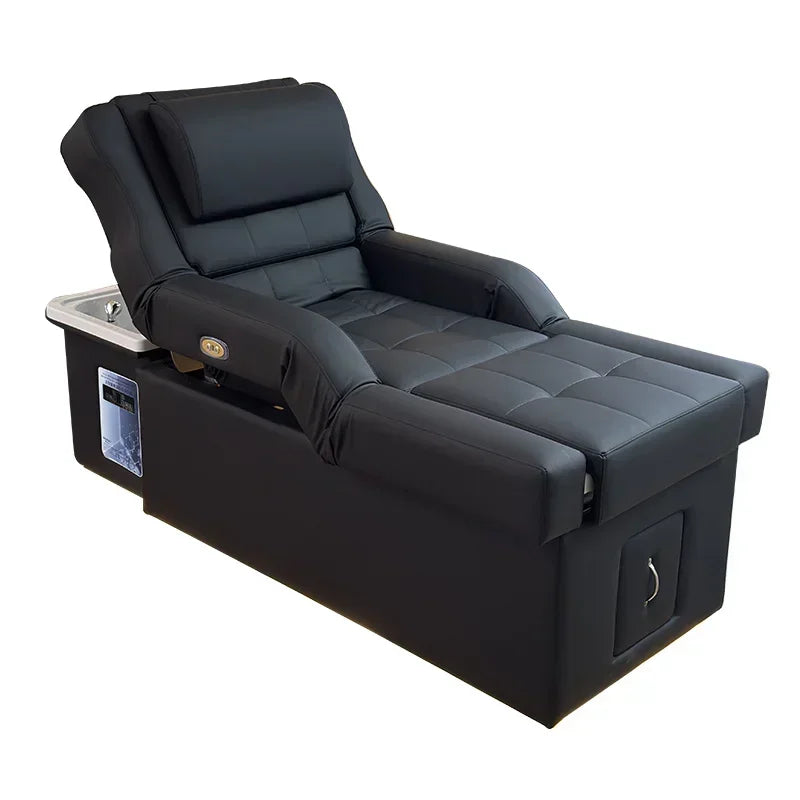 2025 Foot Spa Pedicure Shampoo Bed Modern Beauty Salon Back Lift Hair Washing Head Massage BED