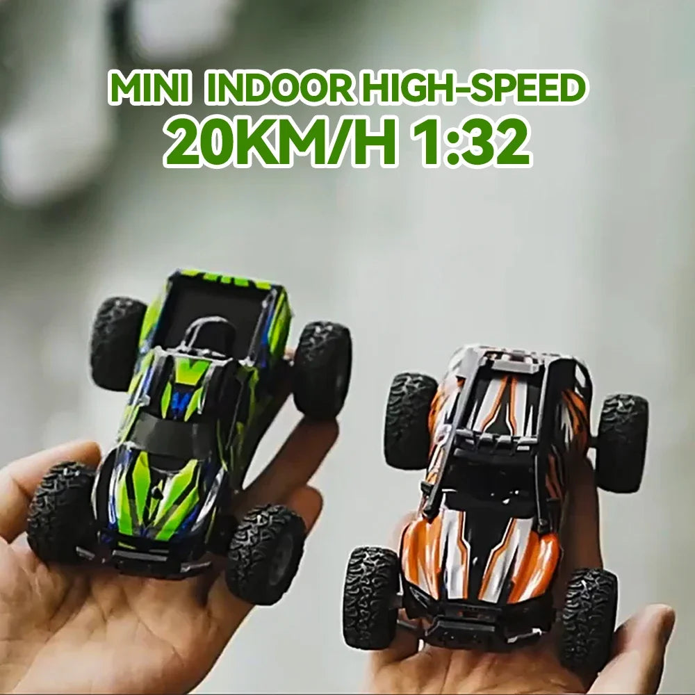 1:32 Scale 2.4G RC Car 20km/h High-Speed Off-Road 4WD Remote Control Toy for Kids Boys Gift