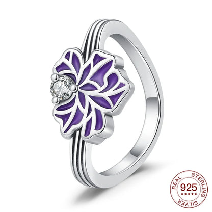 925 Sterling Silver Ring Ladybug Fashion Ring MOM Butterfly Ring