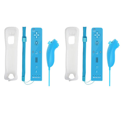 Controllers For Nintendo Wii 2 In 1 Left Right Controller Optional Motion Plus Set Game Remote Control Joystick Wireless Gamepad