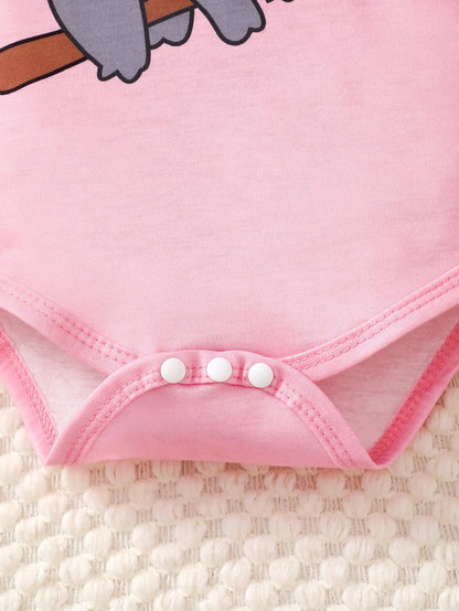 Newborn Baby Girl Clothing set Cute Koala Long Sleeve Top+ Pants+Hat 3PCS Outfits for 1-18 Months Infant Girl Spring&Autumn Wear