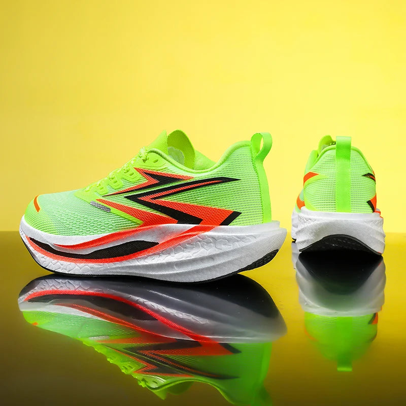 Men Running Shoes Carbon Board Marathon Speciality Sports Breathable Lightweight Women's Comfortable Athletic Sneakers
