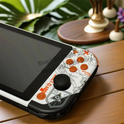 For Switch Lite Game Console Case Replacing Shell Housing Buttons Tempered Glass Film Screen Modification Accessory