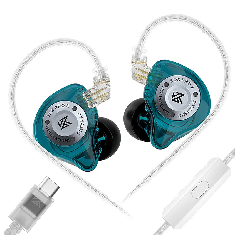 KZ EDX PRO X Dynamic Drive Earphone HIFI Bass Earbud DJ Sport Music Cancelling Headsets