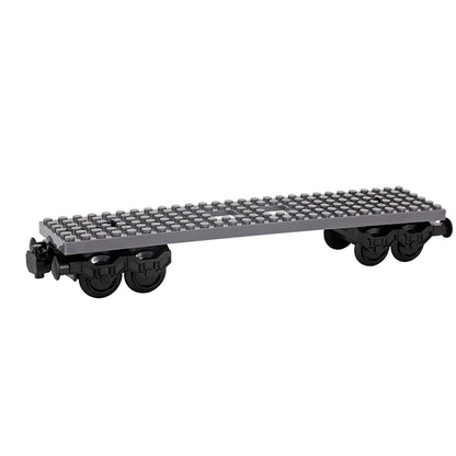 2025 New MOC City Creative Idea 6 * 28 dark grey train base Building Block Bricks Kids DIY High-tech Creative Toy