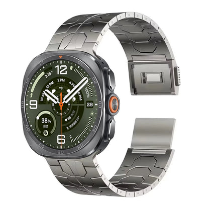 No Gap Stainless Steel Strap For Samsung Galaxy Watch Ultra 2-1/Ultra 2025 47mm High-end Bracelet Correa Galaxy Watch Metal Band