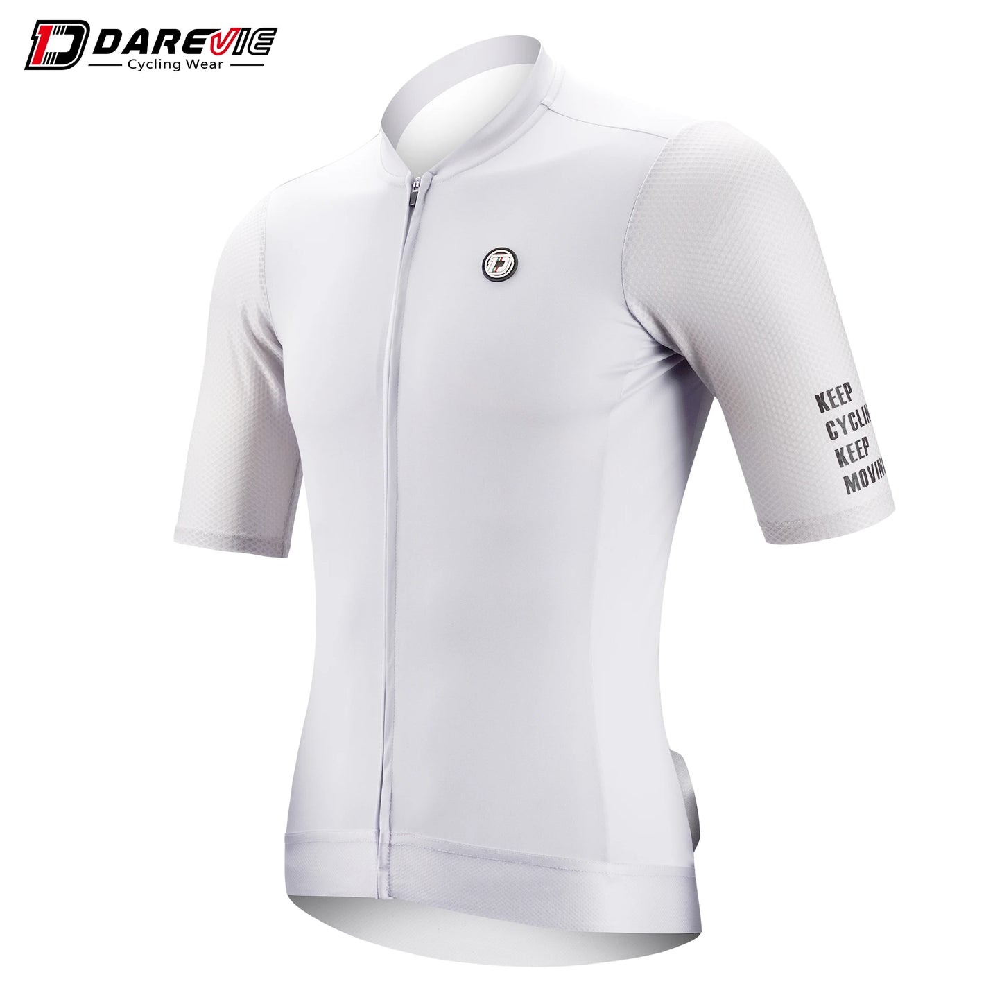 DAREVIE Cycling Jersey SPF 50 Anti-UV Training Level Slim Fit Small Size Men Women Man Cycling Maillot Bike Jersey Cycling Shirt
