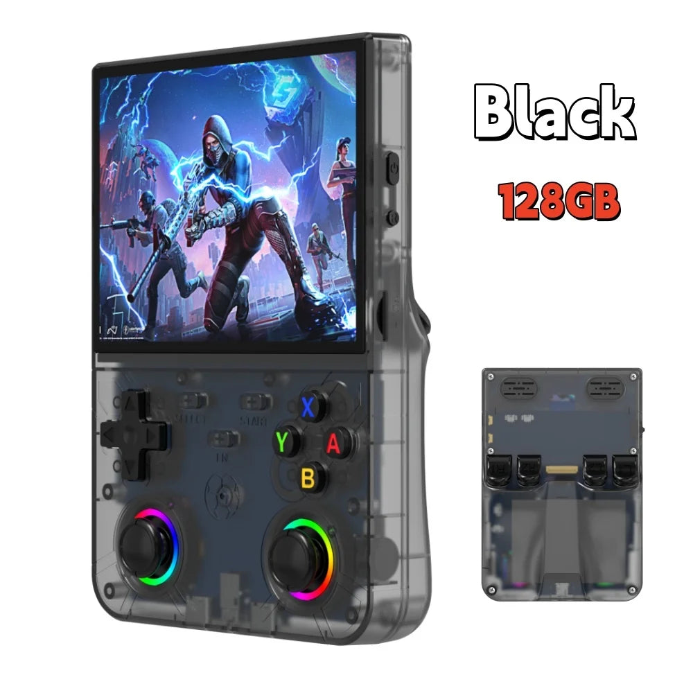R36 Ultra X Retro Handheld Game Player WiFi Open Source Linux System 4.5" IPS Screen Hall Effect Emulator Wireless Gamepad Gift