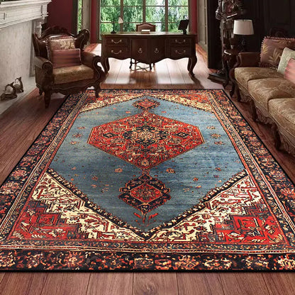 Retro Persian Carpet for Living Room Boho Decor for Room Balcony Rug Large Luxury Red Bed Decoration Home Mats Bedside 160x230