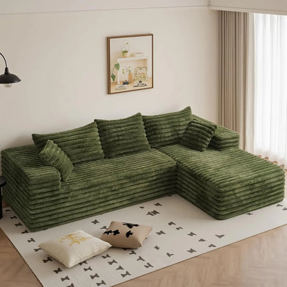 103" L Shaped Modular Sectional Sofa for Living Room, Custom