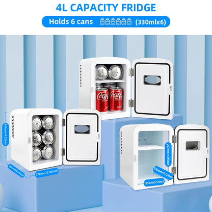 Yanace 15L Portable Car Refrigerator Dual Zone Mini Fridge Freezer for Camping Travel Electric Cooler Box  Outdoor Use
