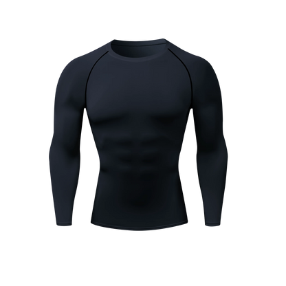 Compression Shirts Men's Rashguard Quick Dry Gym Fitness Shirts Spring Beach Surfing Athletic Sport Running Workout Tops Tees