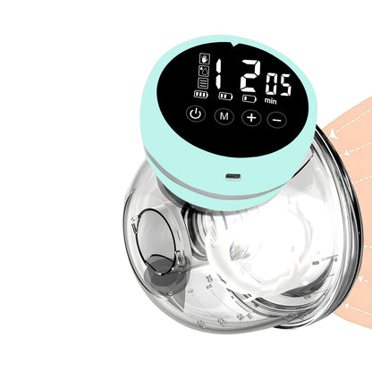 1PCS Wearable Electric Breast Pump Milk Collection Hands-free Automatic Intelligent Breast Pump Portable For Travel