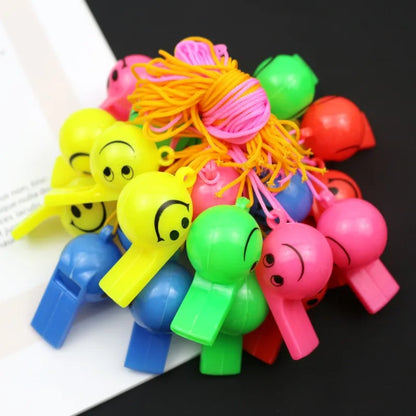 5/10pcs Mini Plastic Whistle Horn for Party Noise Producing Material Cheerleading Supplies Cheerleading Referee Whistles TMZ