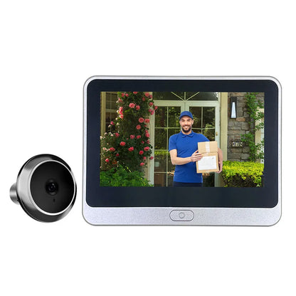 4.3inch Tuya Smartlife WiFi Doorbell Visual Door Peephole Video Door Phone Camera PIR Home Security Wireless Intercom Doorviewer