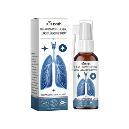Lung Cleansing Spray Breathing Detox Relieves Asthma Sore Throat And Discomfort Relief Inflammation Herbal Lung Cleansing Spray