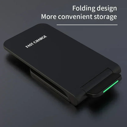 Wireless Charger Station Earphone Phone Fast Charging Charger Holder For iPhone 16 15 14 13 Pro Max Samsung S24 S23 Xiaomi