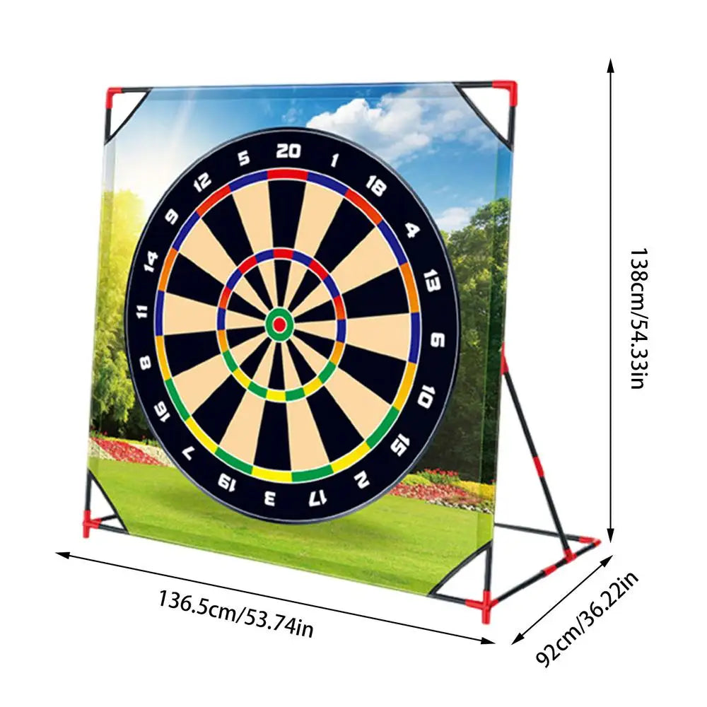 Golf Chipping Game Mat For Kids Golf Putting Mat Set Mini Vertical Golf Hitting Mat Golf Dartboard Practice Training Aid Trainer