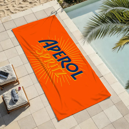 A-Aperol-Spritz Cool Fashion Towel Shower Sauna Travel Spa Quick Dry Gym Accessories Soft Large Beach Towels