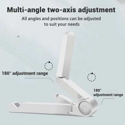 Universal Tablet Holder Portable Foldable Tablet Stand Desktop Mobile Phone Holder For iPhone Xiaomi Huawei Tablet Accessories