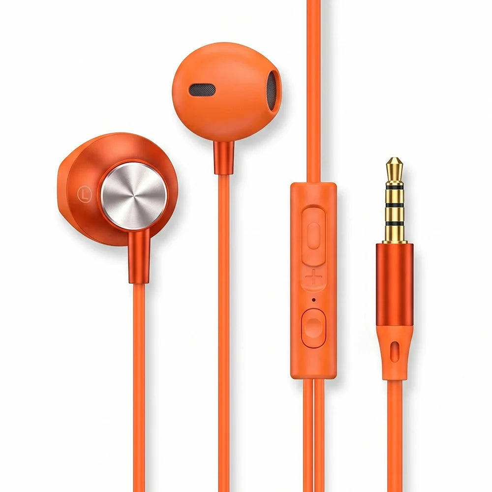 For iPhone Wired Headphones In Ear Earphones HiFi Surround Sound USB Type C 3.5mm Earplugs For Apple 17 Pro Max 16 15 Puls iPad