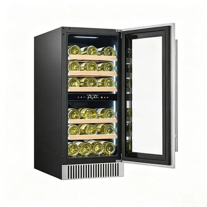 Airo Professional Dual Zone Thermostatic Wine Cooler Small Constant Temperature Household Wine Storage Cabinet