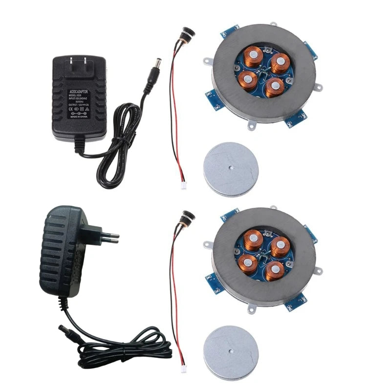 Float Board DIY Movement 500g with LED Light Levitation Coil Module Board with 4pcs Screw Holes