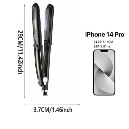 Hair Steam Straightener Ceramic Steam Flat Iron Vapor Plate Wet Dry Hair Iron Steamer Styling Tool Hair Styling Accessories