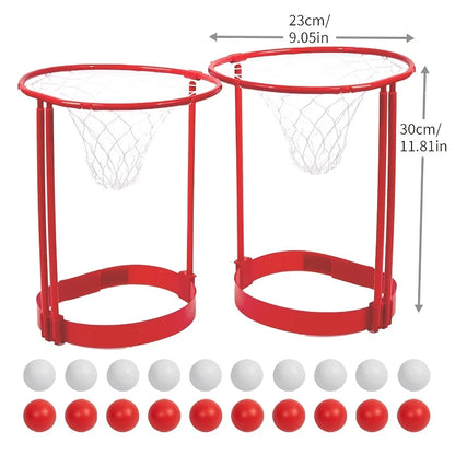 2 Pack Head Hoop Basketball Party Game for Kids Adults Adjustable