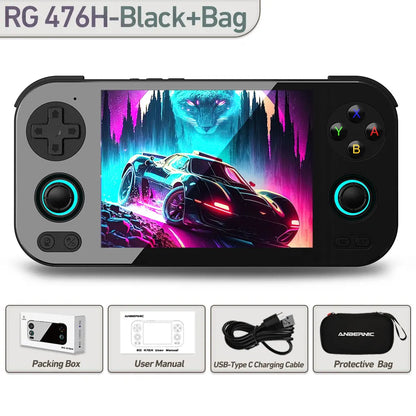 Anbernic RG 476H Retro Game Console 4.7-inch LTPS In-Cell Display Android 13 Unisoc T820 Processor Video Games RG476H Streaming