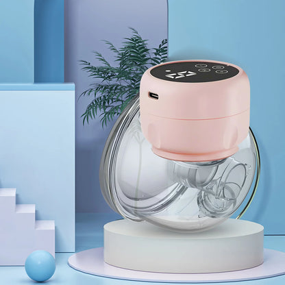  Wearable Electric Breast Pumps 3 Modes 9 Levels Portable Hands Free Breast Pump Silent Comfort for Portable Work Home Travel