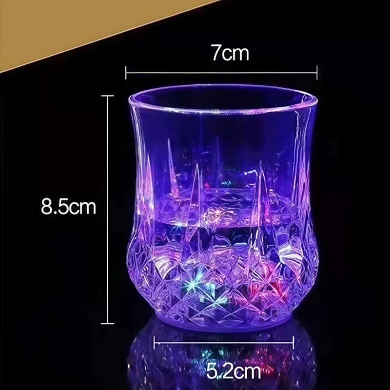 Light Up LED Pineapple Cup 500ml Colorful Flashing Drinkware Glow Water Cup for Bar KTV Night Event
