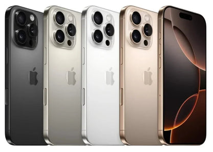 iPhone 16 Pro 6.3" Original Super Retina XDR OLED 128/256/512GB/1TB 8GB Face ID NFC A18Pro Smart Cell Phone  5G