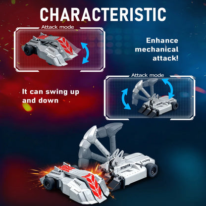 RC Robot Battle Set, Perfect Christmas New Year Gift, 2.4GHz 4WD Remote Control Toy for Kids