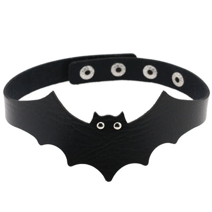 DIEZI Vintage Sweet Cool Hip Hop Rivet Choker Necklace Harajuku Gothic Club Black PU Leather Collar Torques Necklace Jewelry