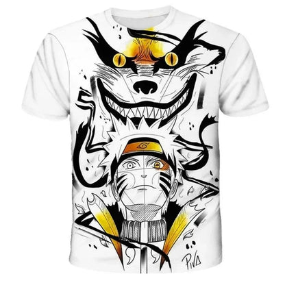 Naruto Cosplay Unisex 3D Printed T-shirt, Children's Street Wear, Harajuku Style T-shirt Top, 2026 Gift Short Sleeved Shirt