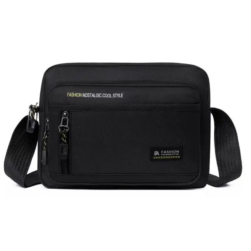 New Ox Cloth Men's Crossbody Bag Multi-Layer Busin Money Bag Mobile Phone Bag Soft Handle Casual Leisure Oulder Bag
