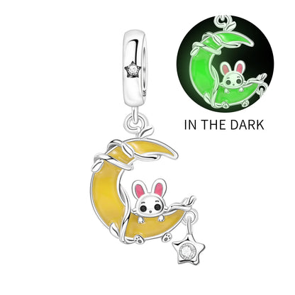 Hot Sale 925 Sterling Silver Dog Cat Cute Pet Animals Pendant Birthday Party Gift for Women Bangle Bracelet Necklace DIY Jewelry