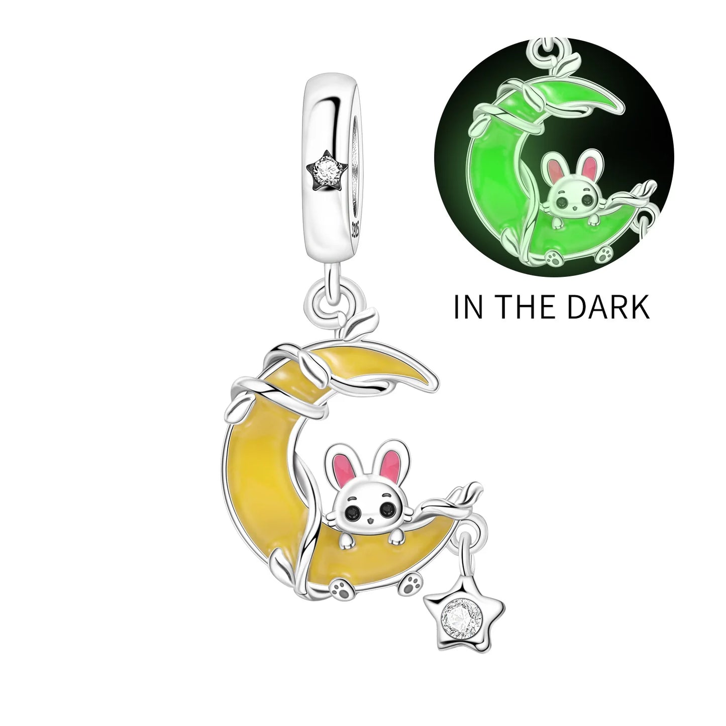 Hot Sale 925 Sterling Silver Dog Cat Cute Pet Animals Pendant Birthday Party Gift for Women Bangle Bracelet Necklace DIY Jewelry