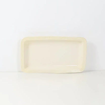 Le Creuset Rectangular Ceramic Plate Dim Sum Dessert Antipasto Dish Japanese Style Handmade Gradient Color Chinese Cuisine