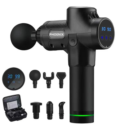 PHOENIX A2 PRO ATHLETE MASSAGE GUN High Frequency Massage Gun Muscle Relax Body Relaxation Electric Massager with Portable Bag