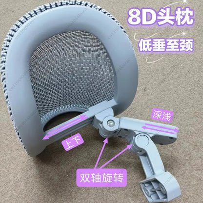 DIY Ergonomic Gaming Chair with 8D Headrest, Dual-Axis Height & Depth Adjustment