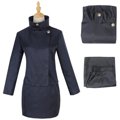 Anime Jujutsu Kaisen Shoko Ieiri Cosplay Costume Clothes Halloween Role Play Ieiri Shōko Dresses High School Uniform Skirt suits