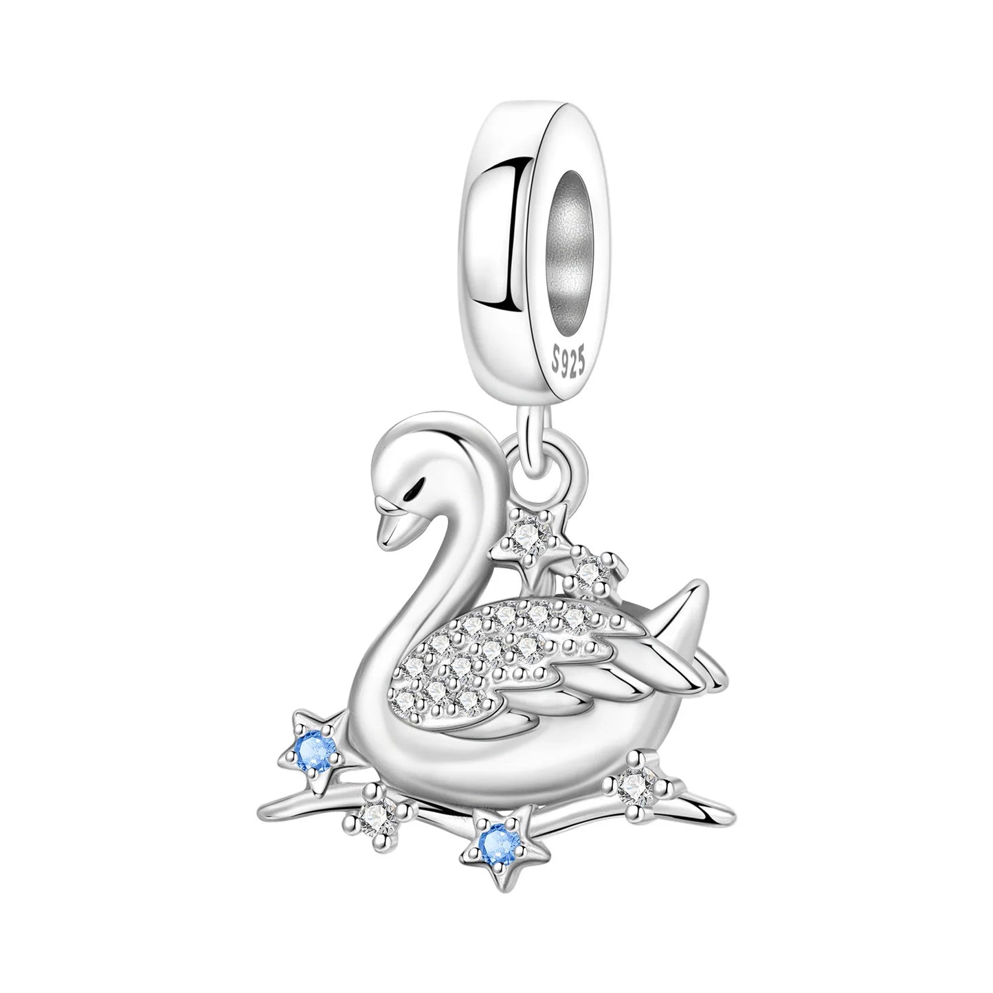Hot Sale 925 Sterling Silver Dog Cat Cute Pet Animals Pendant Birthday Party Gift for Women Bangle Bracelet Necklace DIY Jewelry