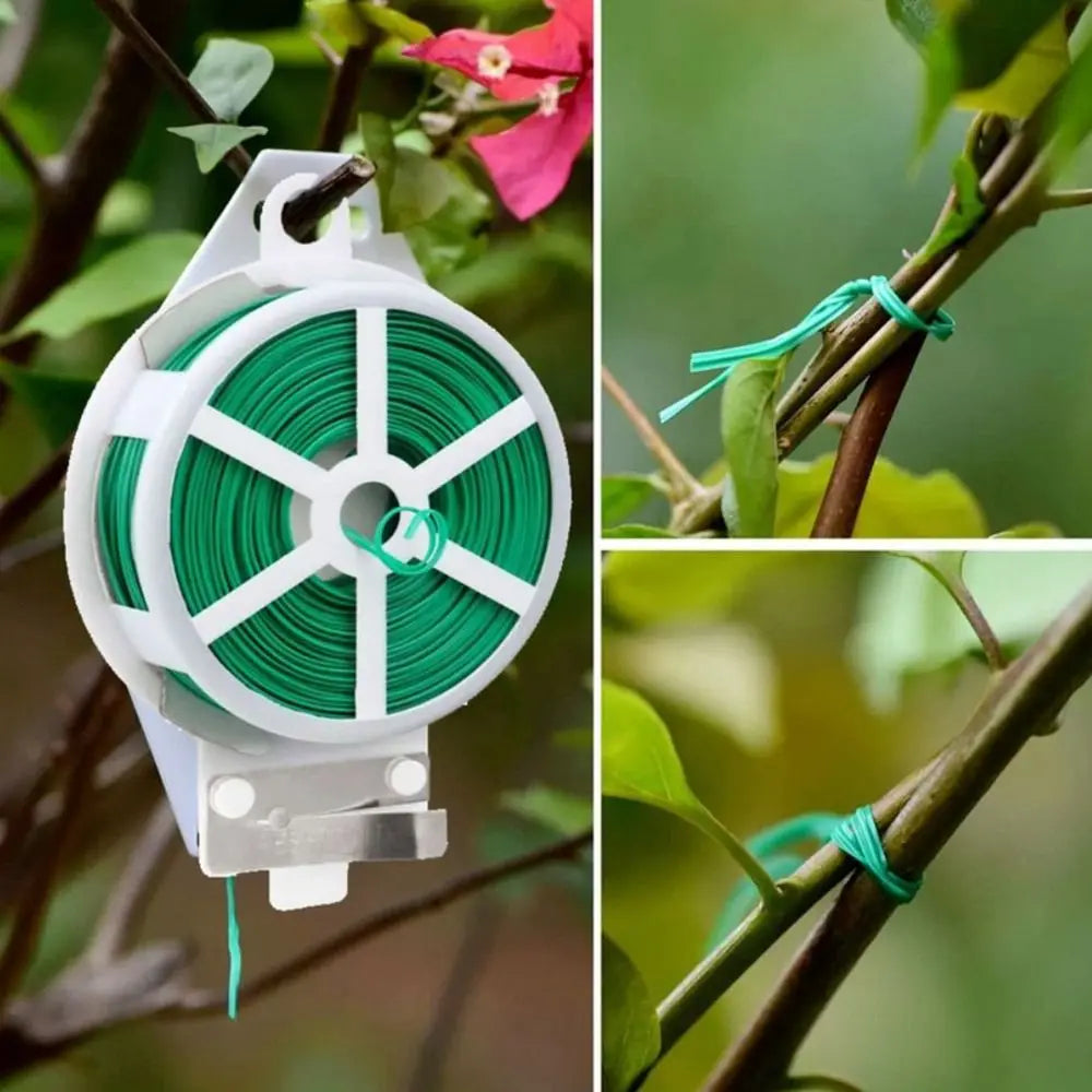 20/50/100m Garden Cable Ties Plant Climbing Lines Plant Twist Ties Power Wire Loop Tape Flower Plant Support Strap Tie