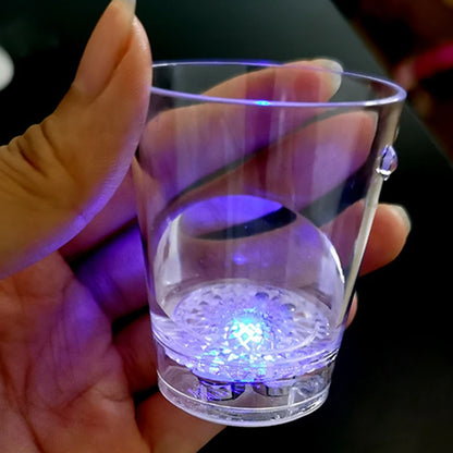 Led Cup Colorful Wine Glass Bar Drink Party Color Changing Cup Luminous Beer Mug Liquid Water Induction Flashing Glass For Vodka