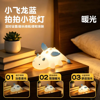 Kawaii Pusheen Night Light Desk Accessories Reading Light Table Lamp Glow in The Dark Christmas Gift Party Favor