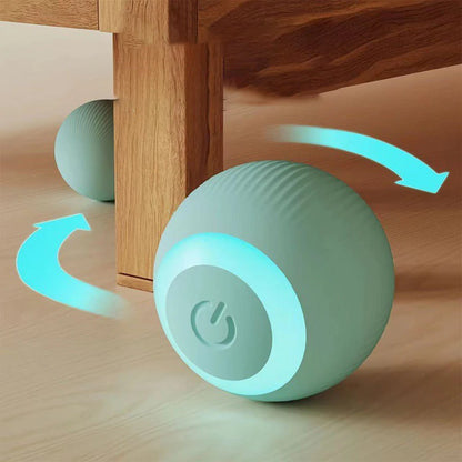 Bite Resistant Smart Automatic Rolling Ball Electric Cat Interactive Toy Self Amusement Boredom Relief Pet Entertainment Ball